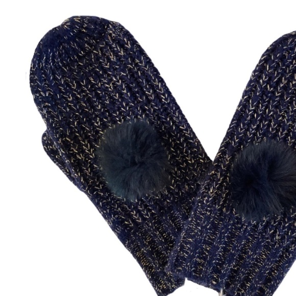 Yves Salomon Enfant Wool Cashmere Pom Mittens NWT - Picture 3 of 4